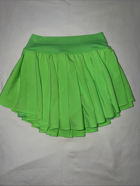 Offline Dresses & Skirts - Neon Green Pleated Skater Skirt - Women